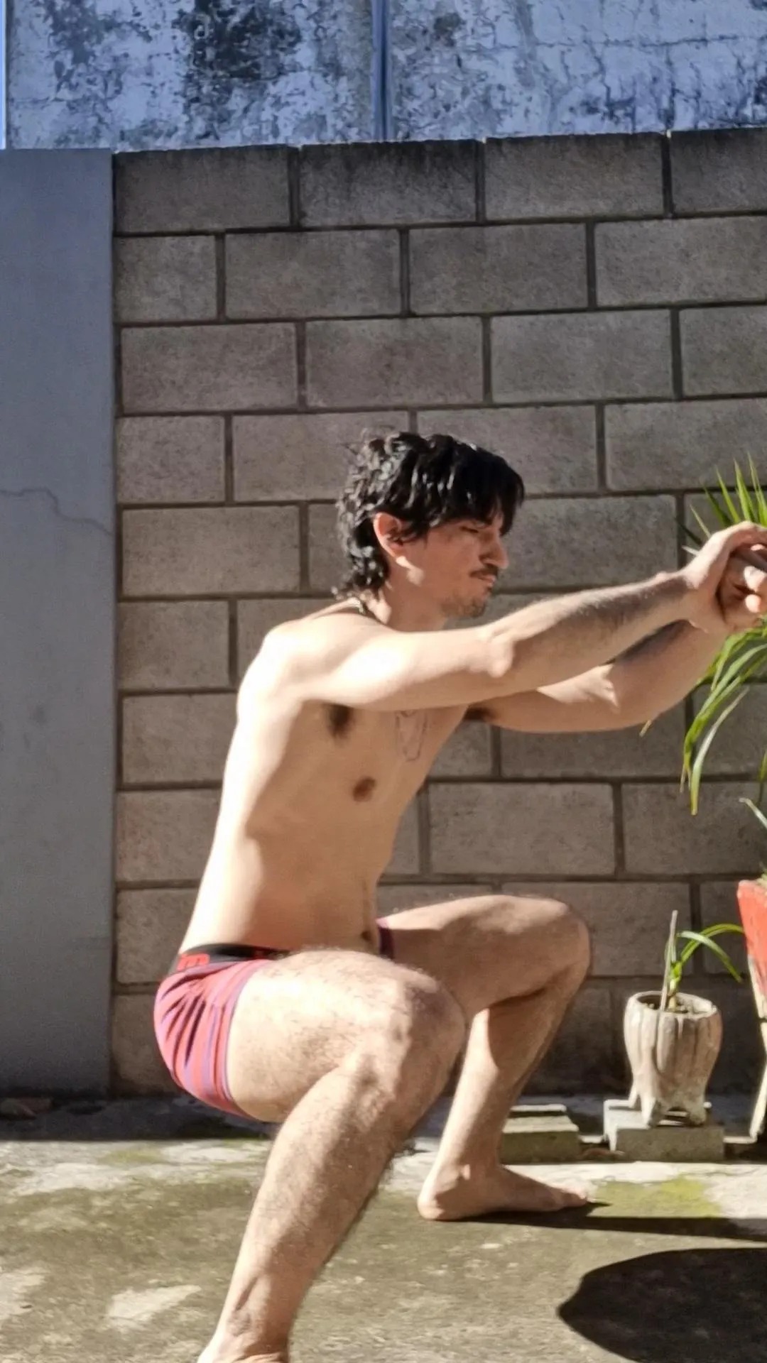 It's nice to take advantage of the sun to go inside.