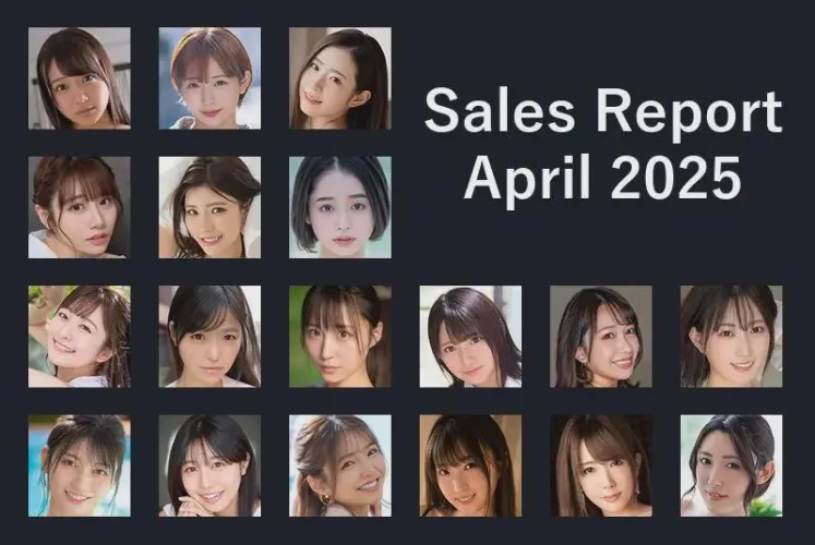 JAV Sales Report - April 2025 (Kanna Seto holds #1 third month in a row!)