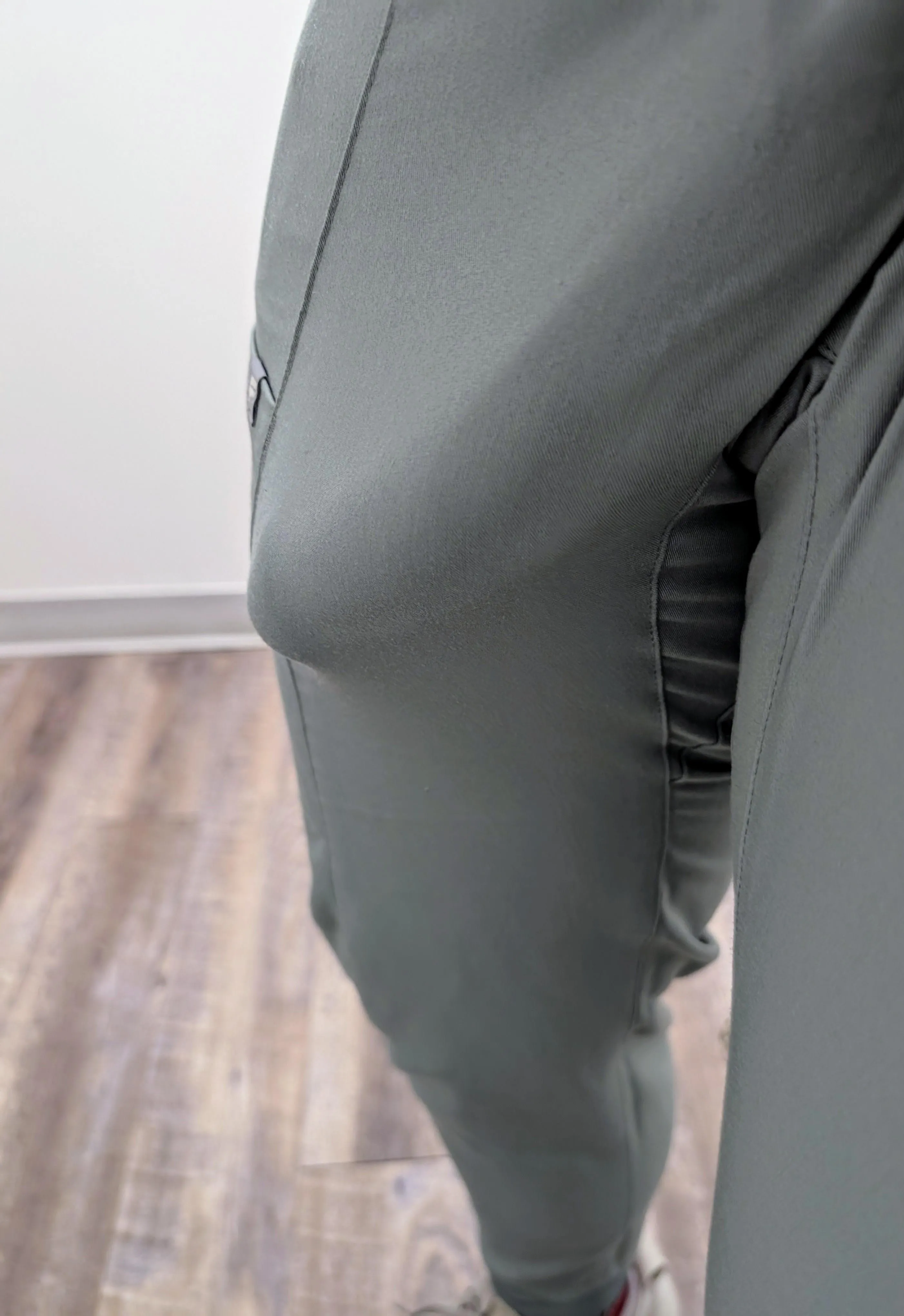 A little freeballing in scrubs at work!