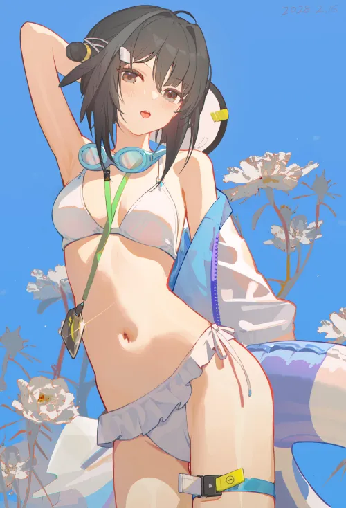 Birb ready for summer