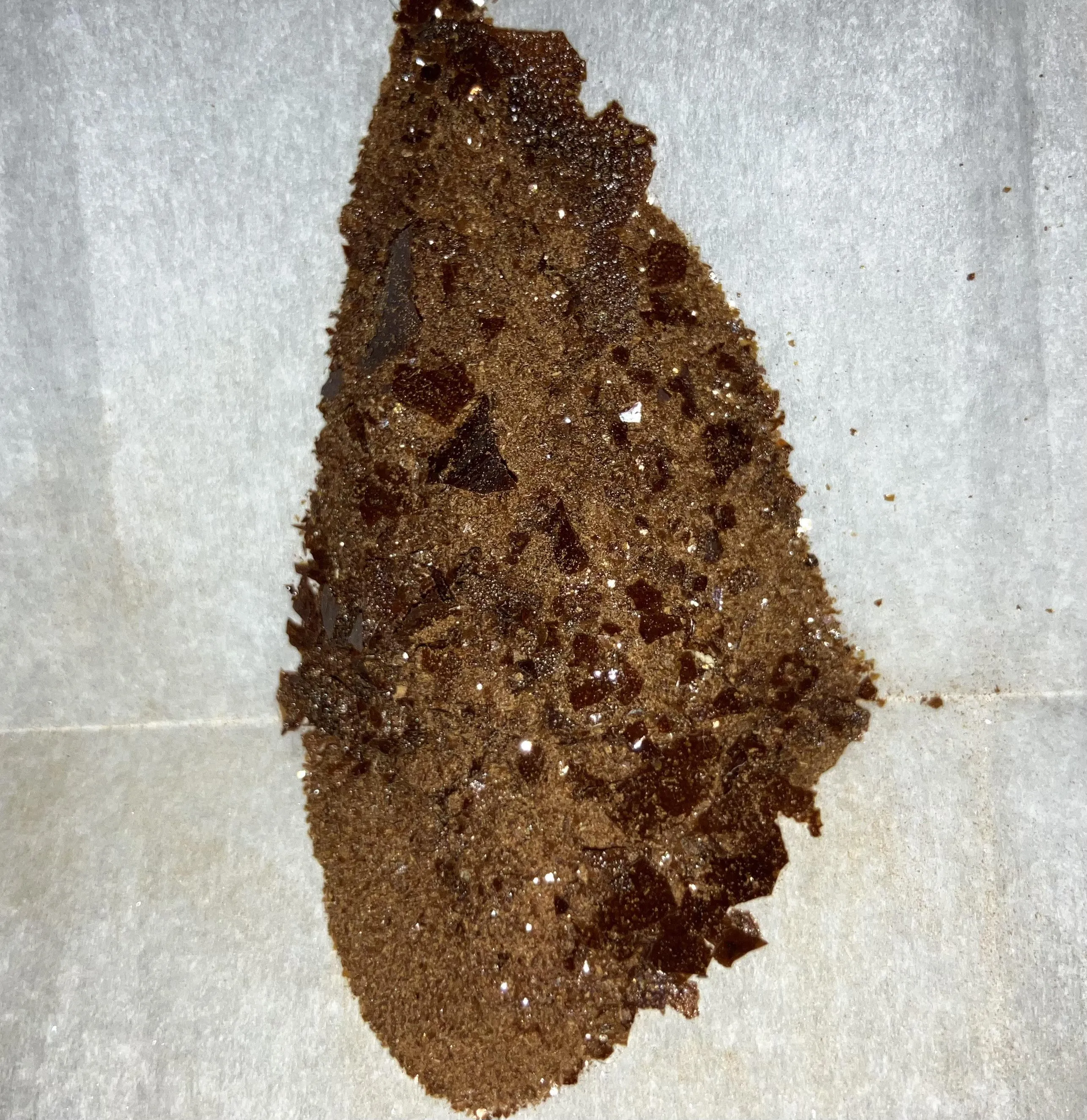 First time extracting flake opium from pods 👌🏾