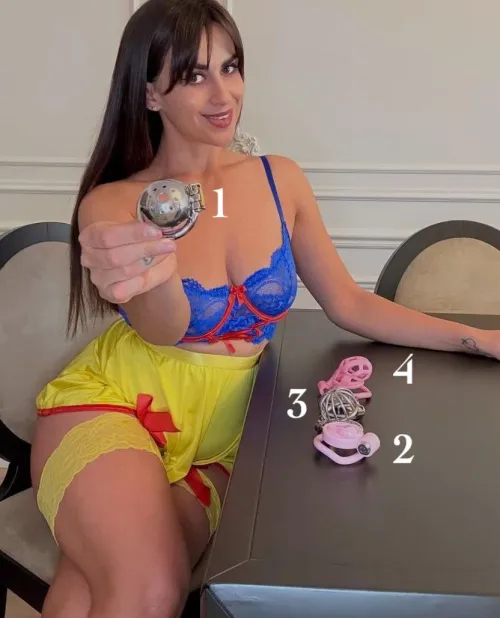 Let's choose a chastity for you that you will wear for 365 days