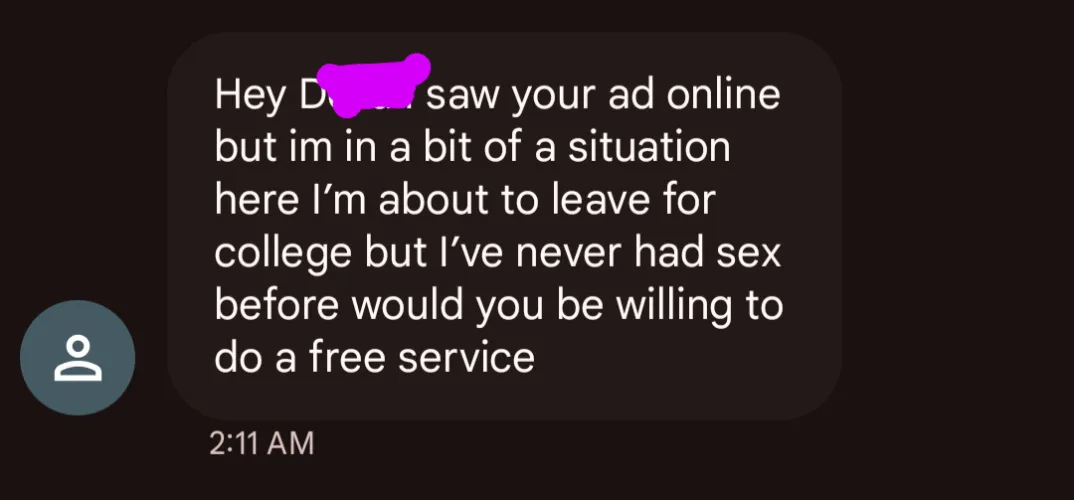 Who wants to bet he's not even of legal age?