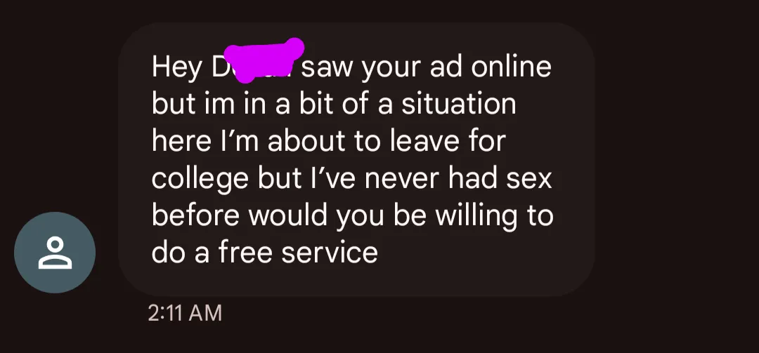 Who wants to bet he's not even of legal age?