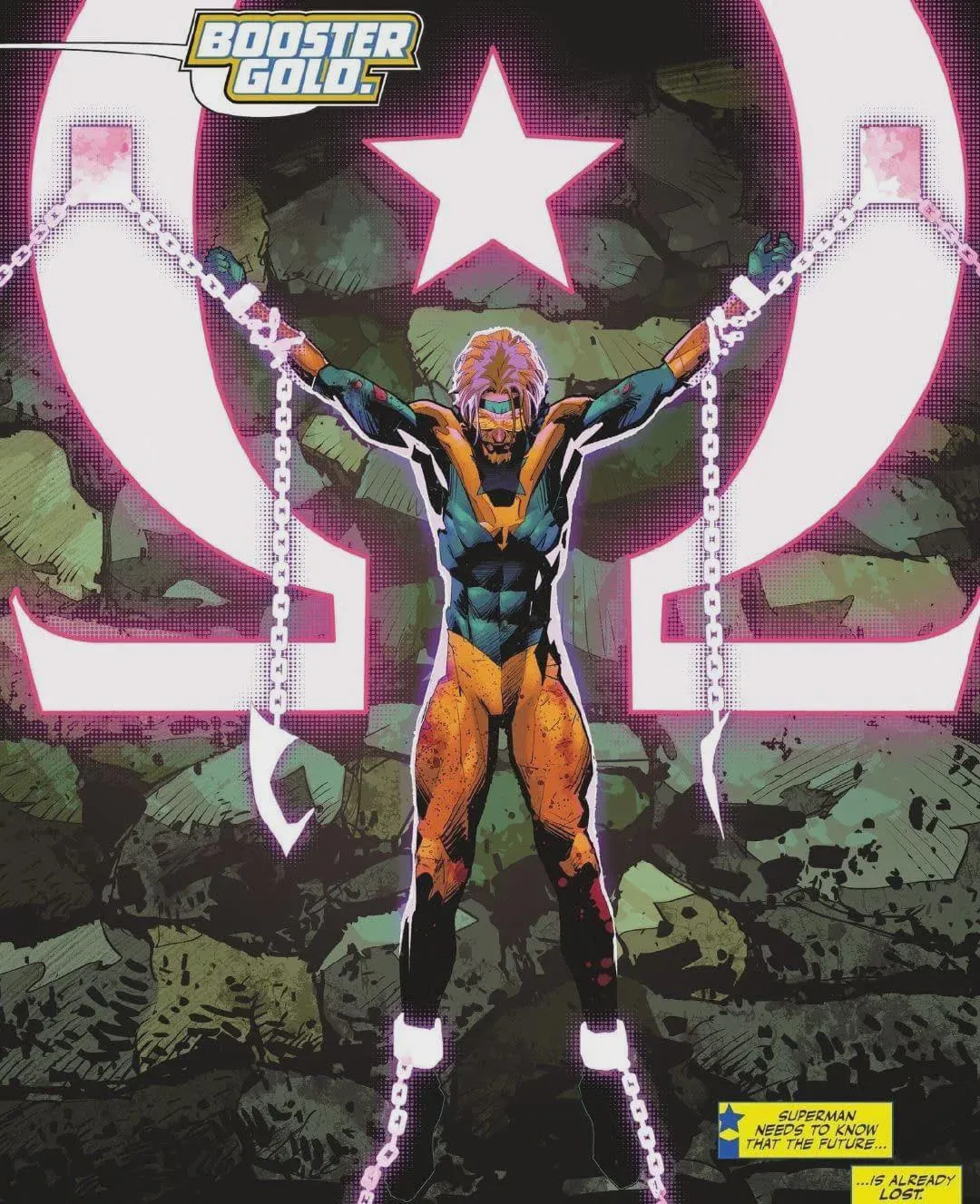 Booster Gold is having fun.