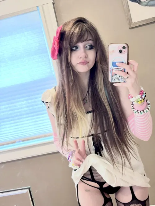 Ever wonder what scene girls are wearing under their dresses at shows?