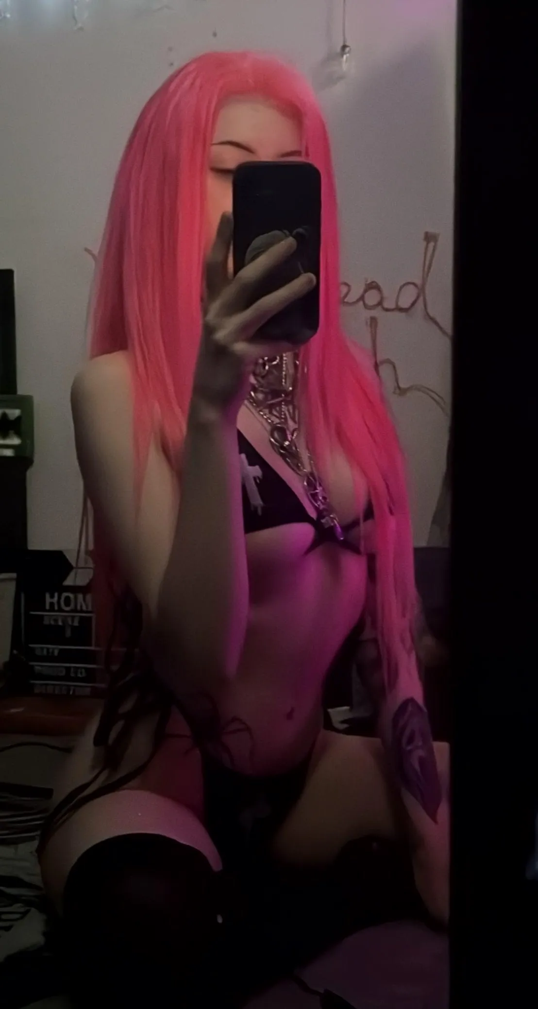 The stockings stay on when we fuck