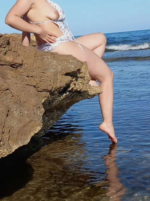 These are my hot days on the beach