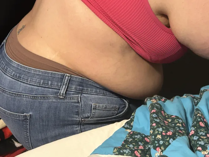 These jeans are getting a little tight….🫣😳🤭