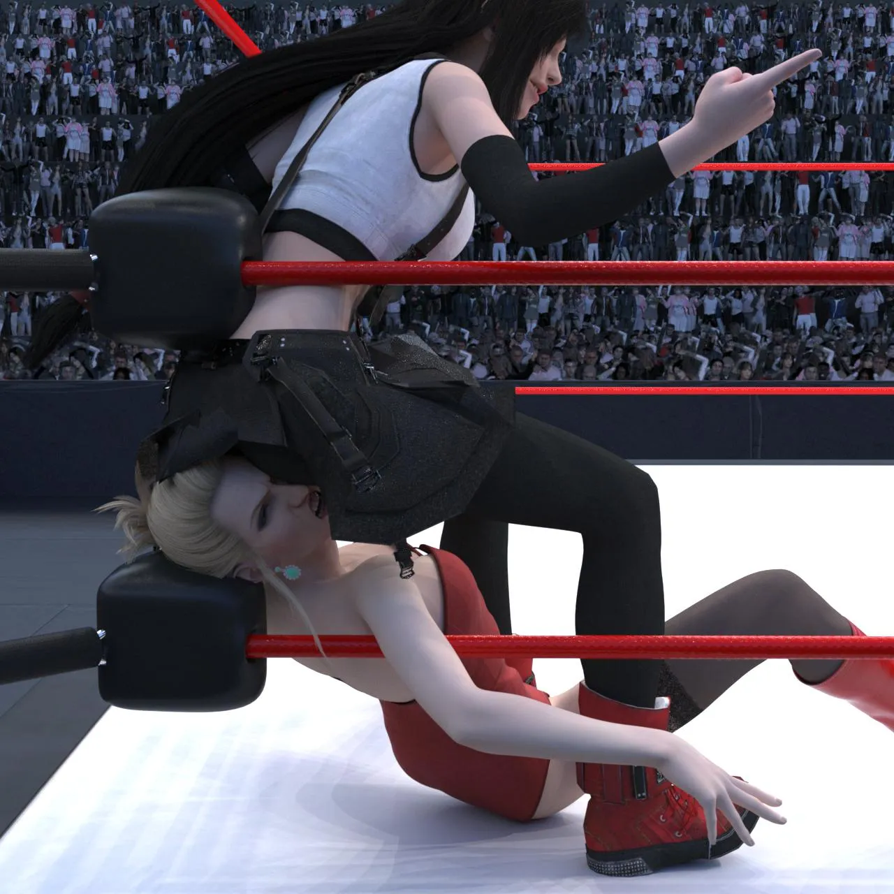 Tifa stinkfaces Scarlet