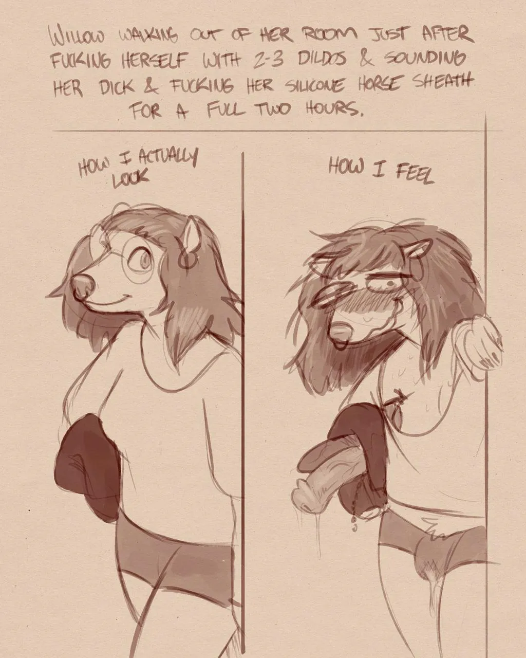 Trans women + lots of toys = (glopossum)