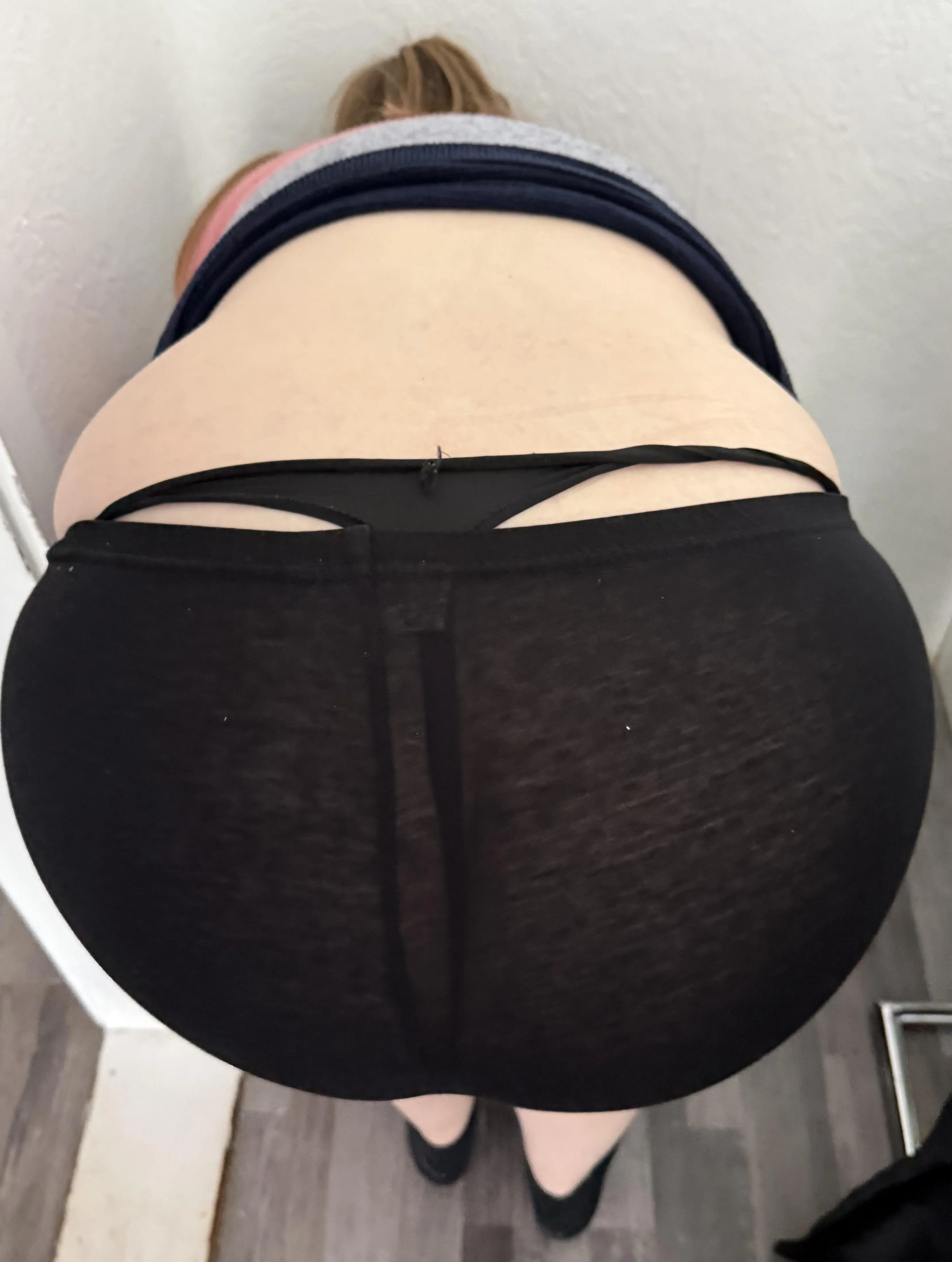 Wife black thong