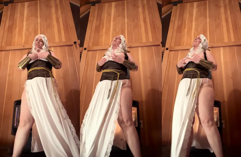 You took your chances and stood your ground in front of the giantess... and she's about to reward your bravery. What do you hope she'll do, adventurer?