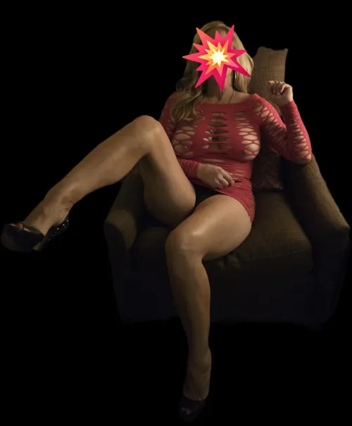 You've waited forever to get to this moment to meet my wife. I bring you back to the bedroom and there she is. Just imagine.