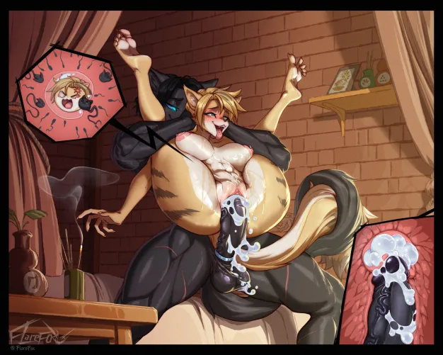 Flooding her womb with his dom seed~ [MF] (flarefox)