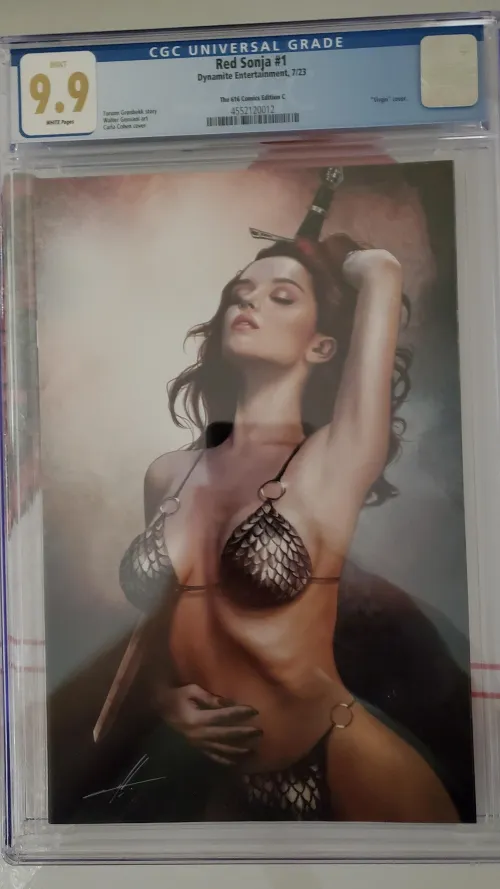 Got another 9.9 ! [ Red Sonja #1 ]