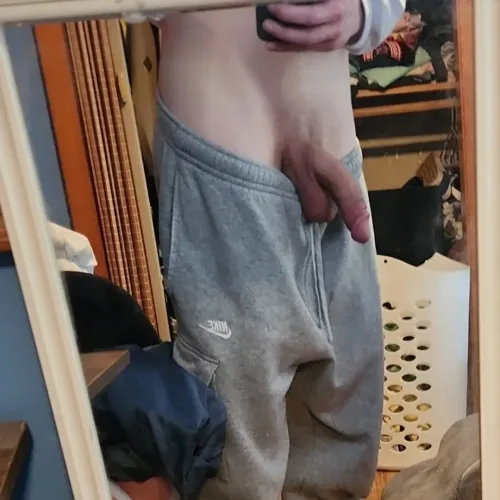 I bet his doesn't even hang