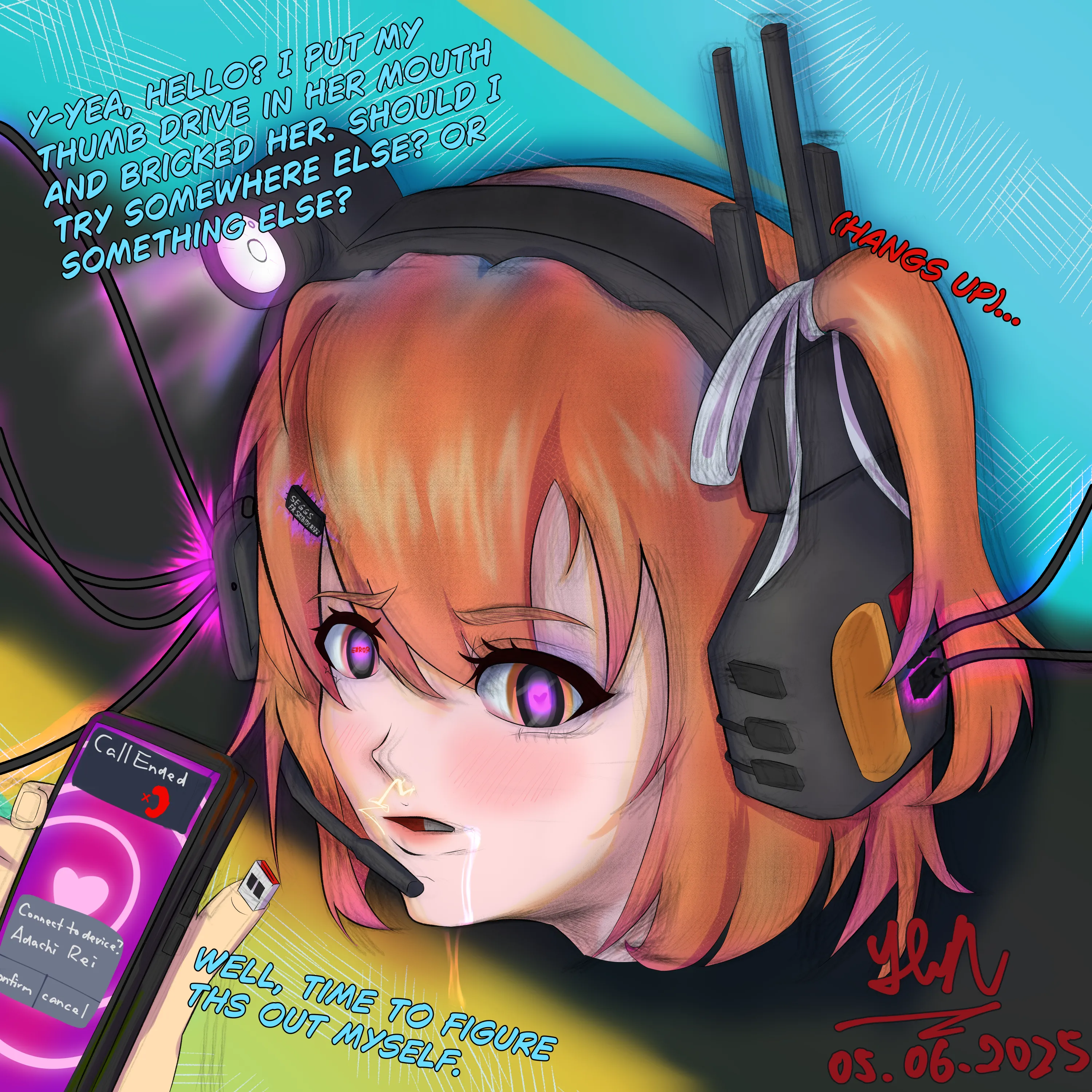 i never read the instructions. more of a figure it out on the use kinda guy. (Adachi Rei, Hvn)