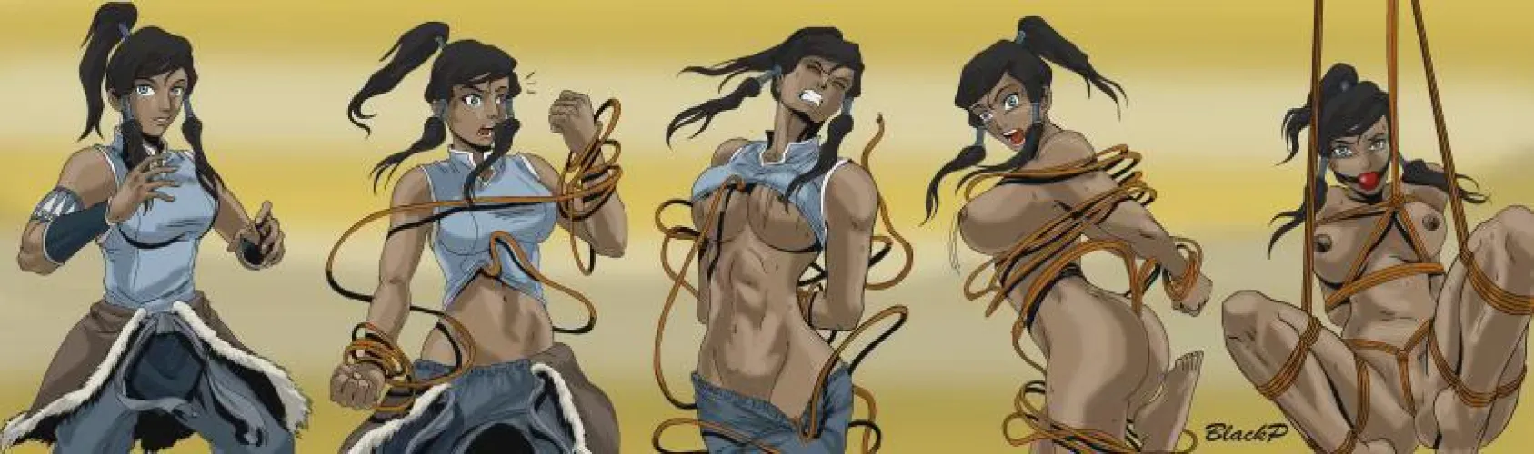 Korra vs ropebending (BlackProf)