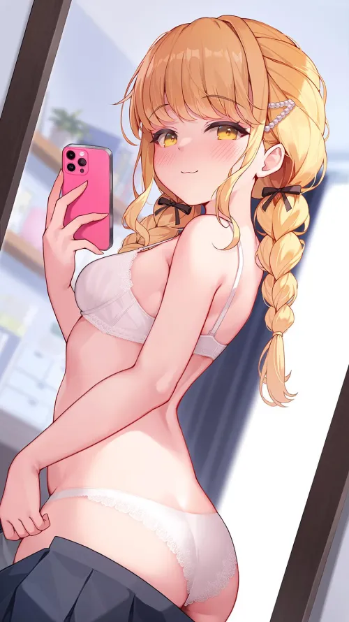 Kotone takes a picture