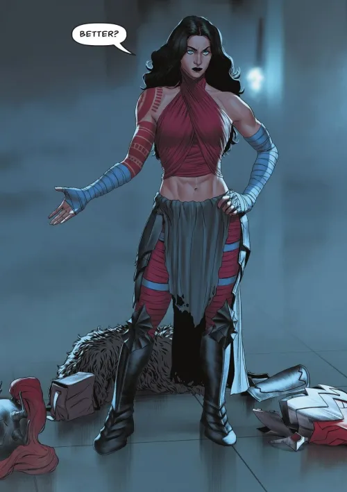 Women with muscles are just so gorgeous [Absolute Wonder Woman #6]