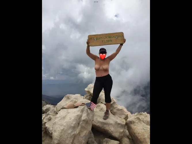 Every mountain top is within reach if you just keep hiking 🥾