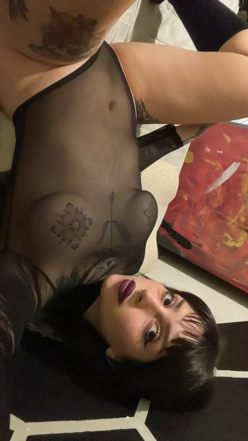 I need your hands all over my tatooed body