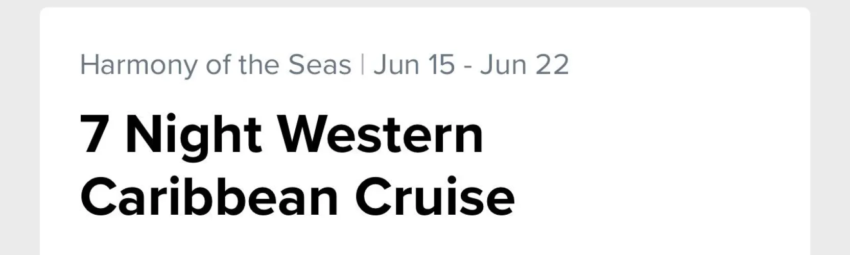 [MF4MF] Harmony of The Seas