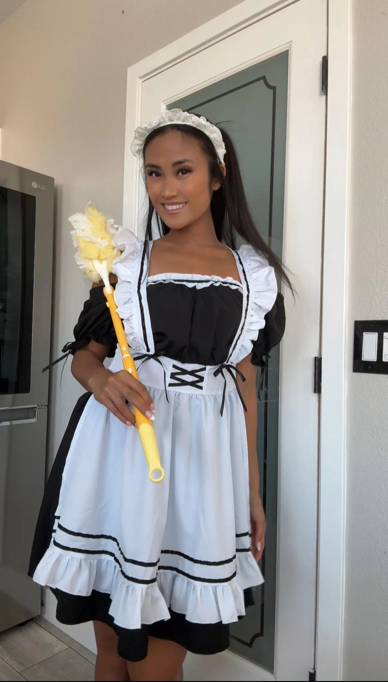 A maid who is ready to fulfill your fantasies