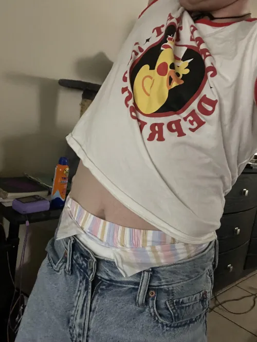 Daddy said you wouldn’t be able to tell with my shorts on >///<