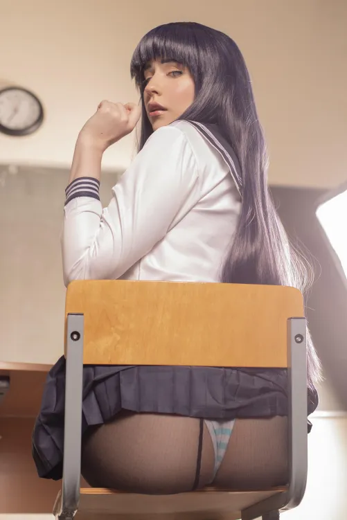 Hinata's school version by (BakaFuwa)