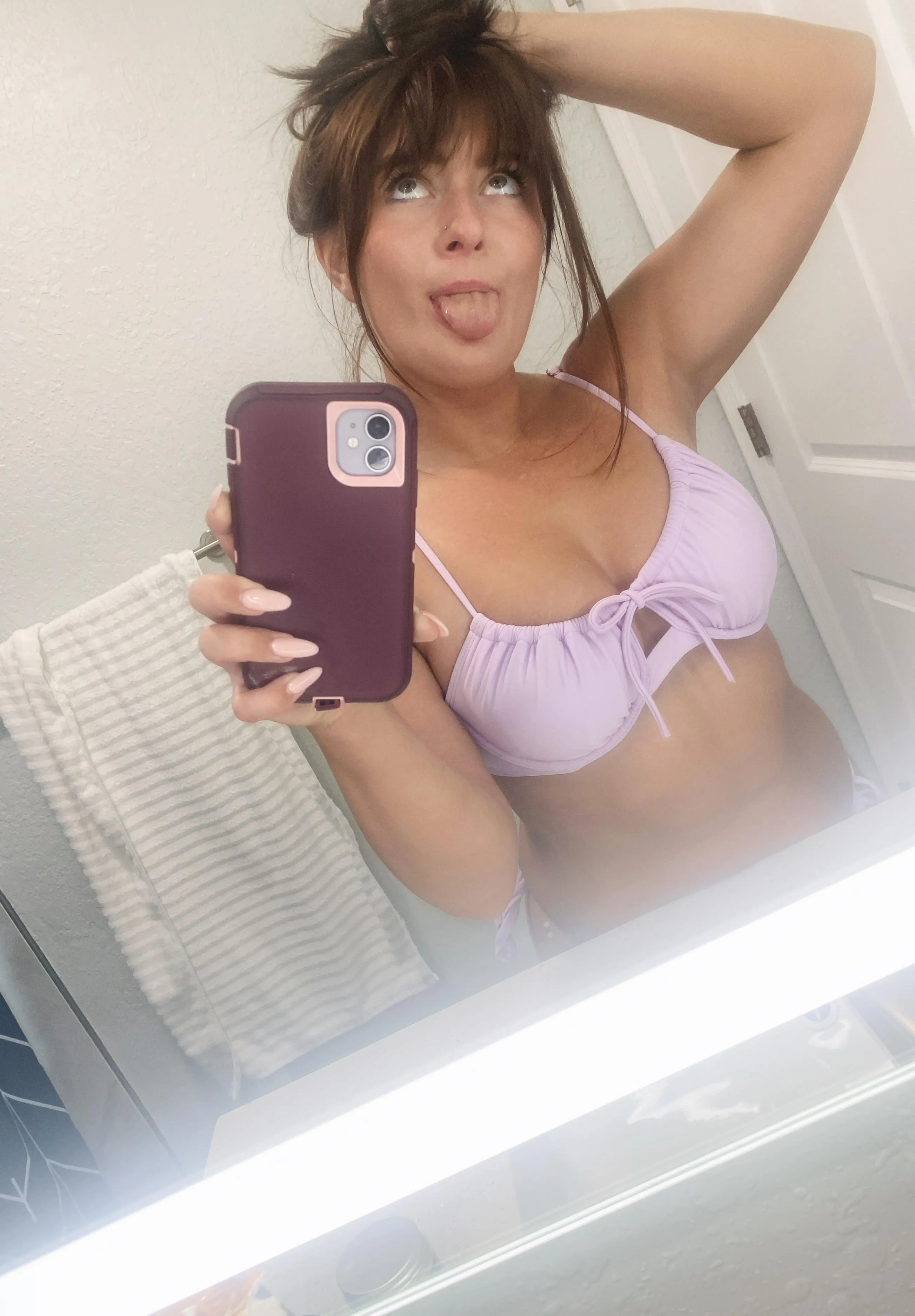 I stick my tongue out a lot