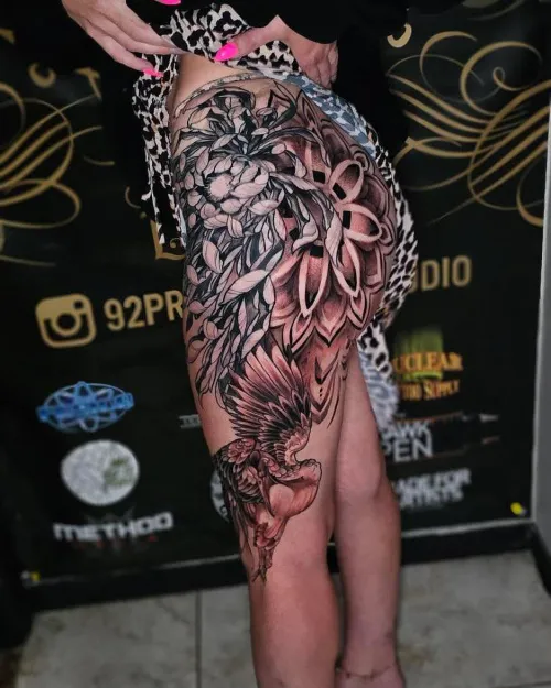 Leg sleeve coming along