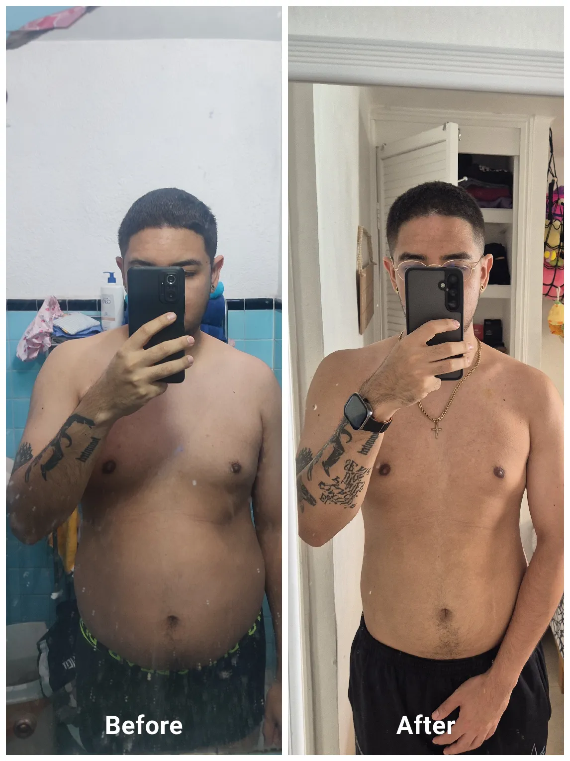 Lost some weight , added some ink. 6 months in
