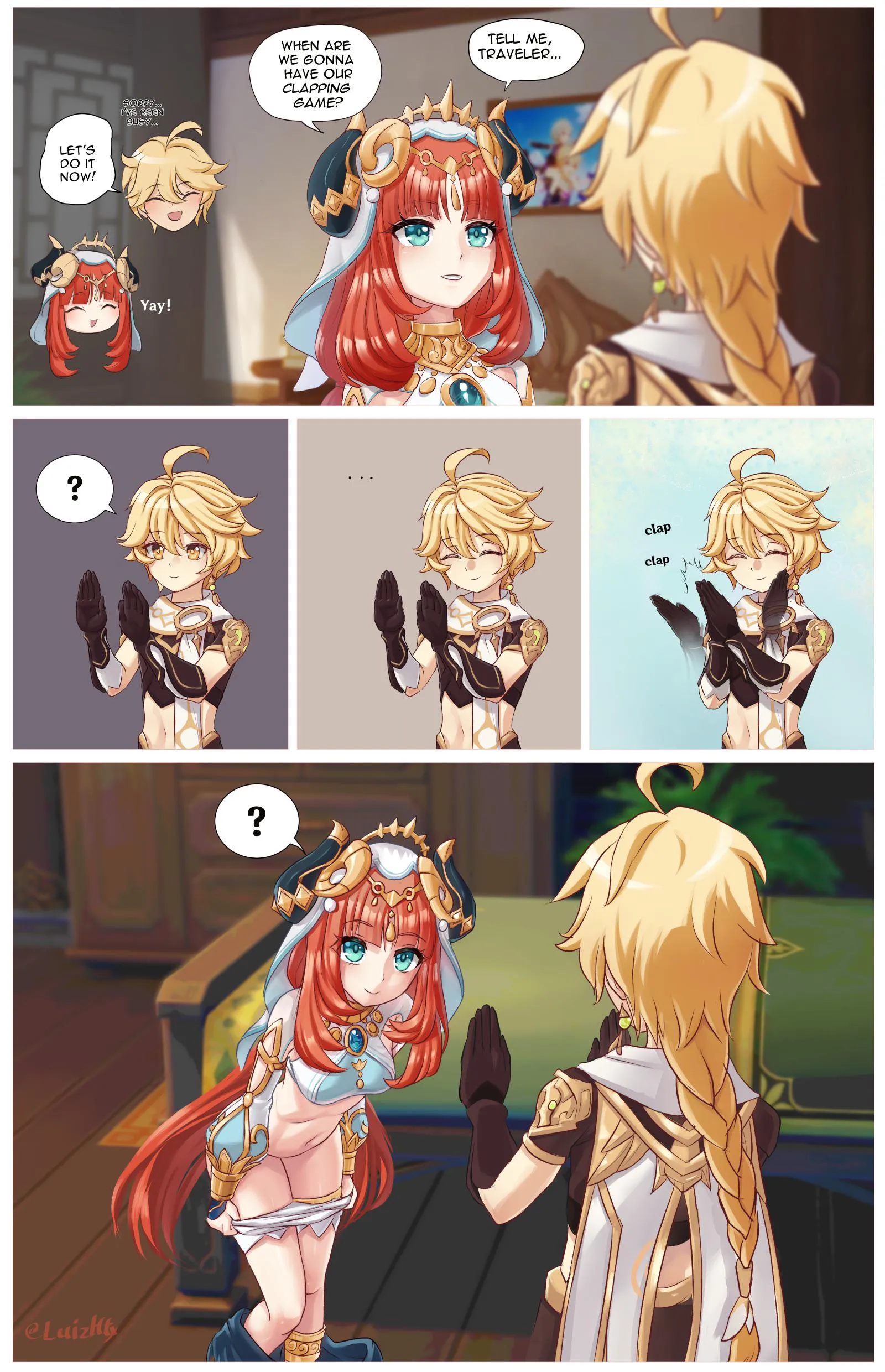 Nilou wants to play a clapping game