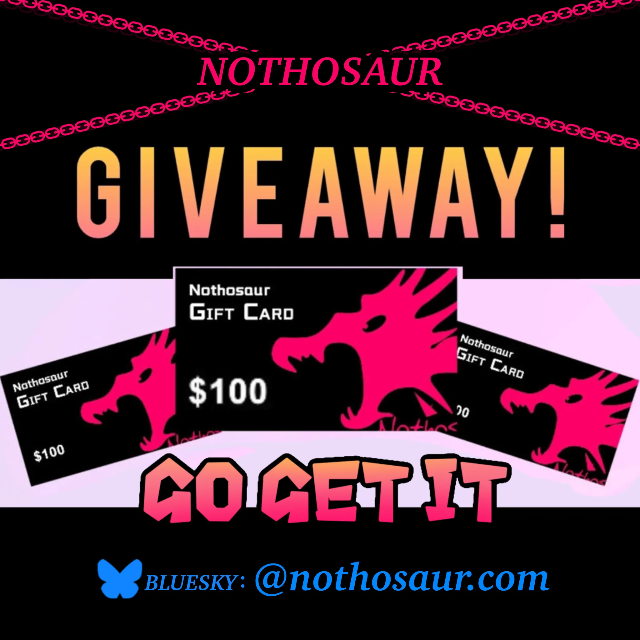 #Nothosaur Giveaway on Bluesky!