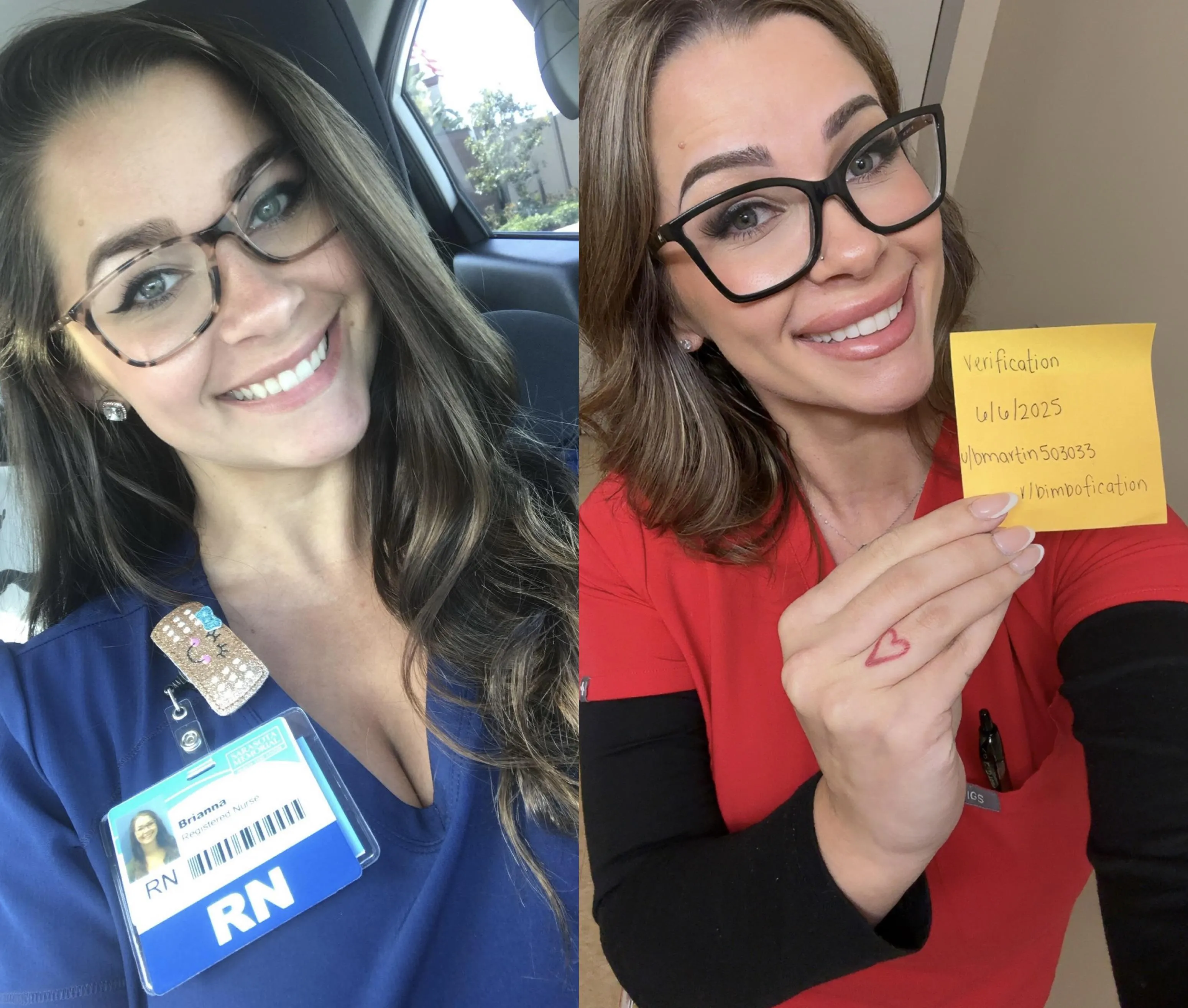 Nurse me at 22 versus now at 29, with verification 💖✨🥰