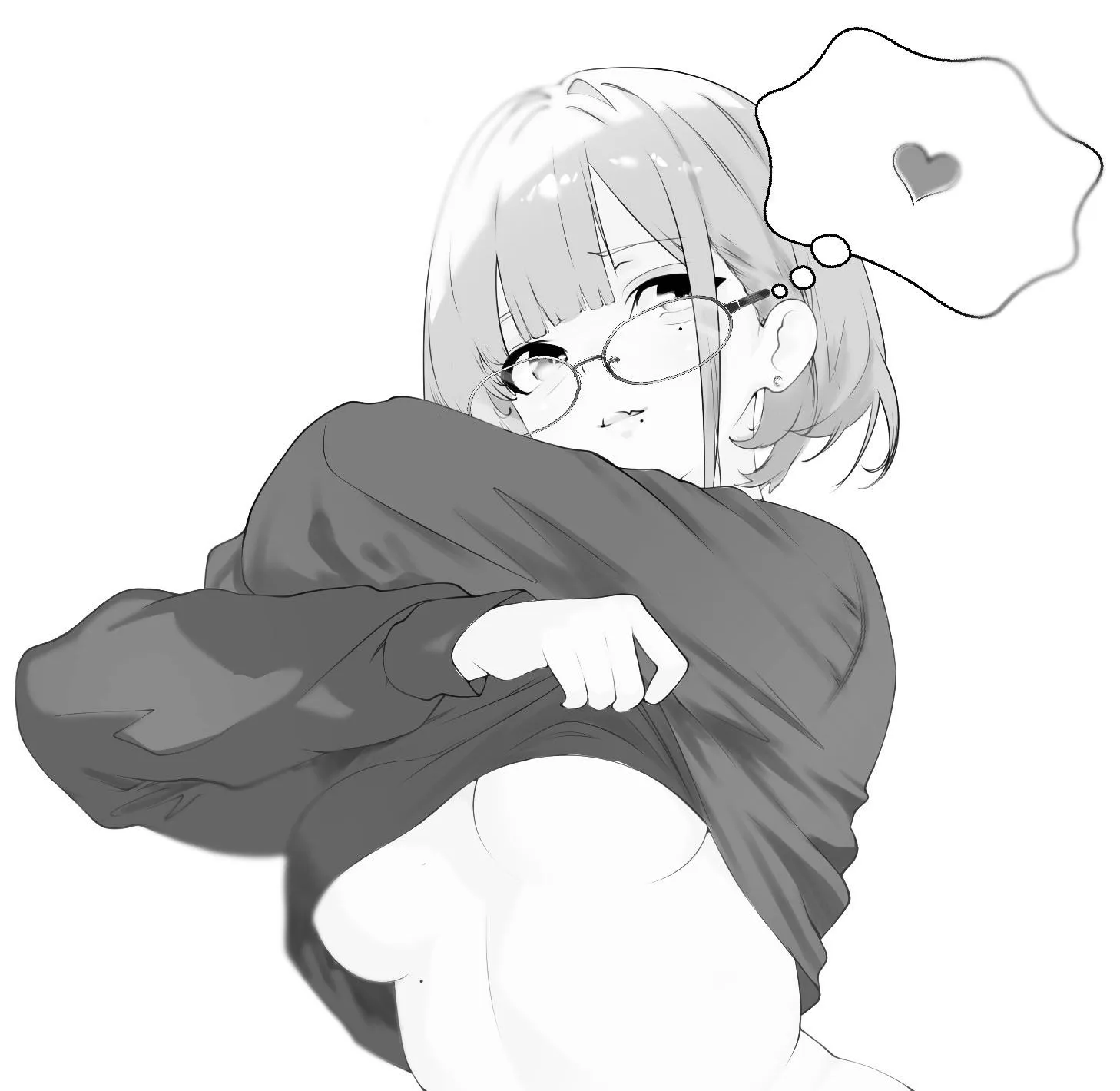 OC shy girl with average tits being promiscuous!