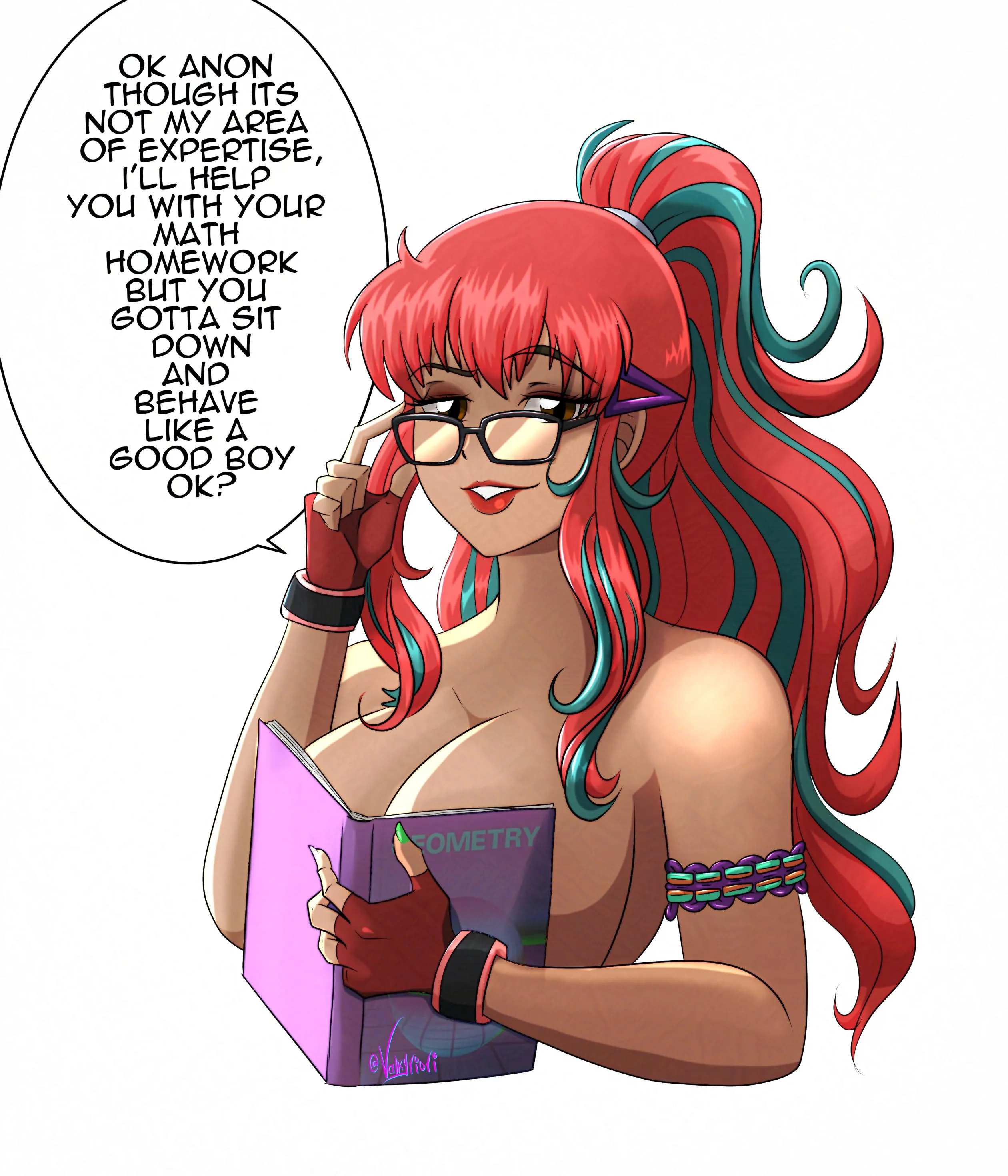 Preecha will help with math if you behave (Valky Valkyiori)