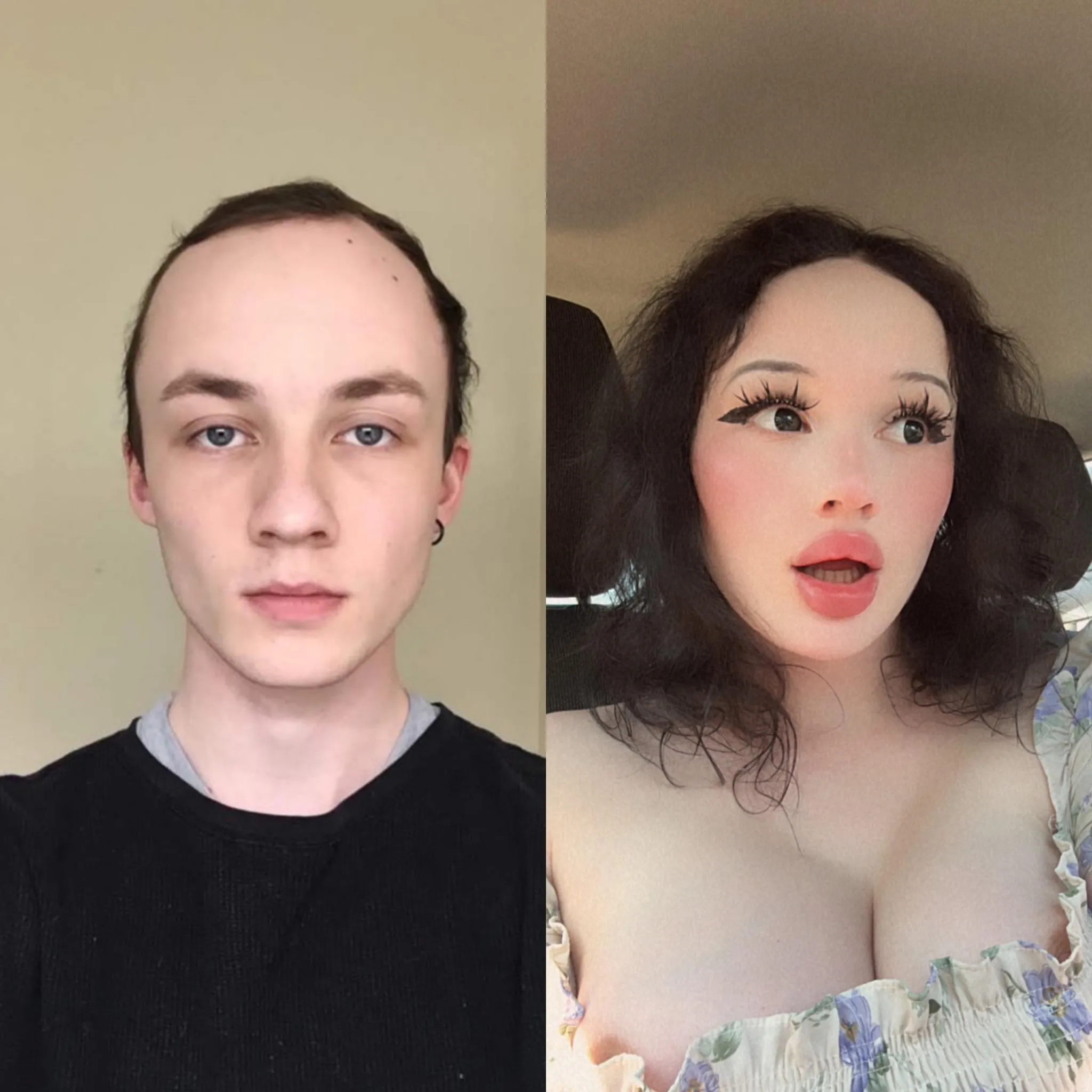 progression of a trans bimbo