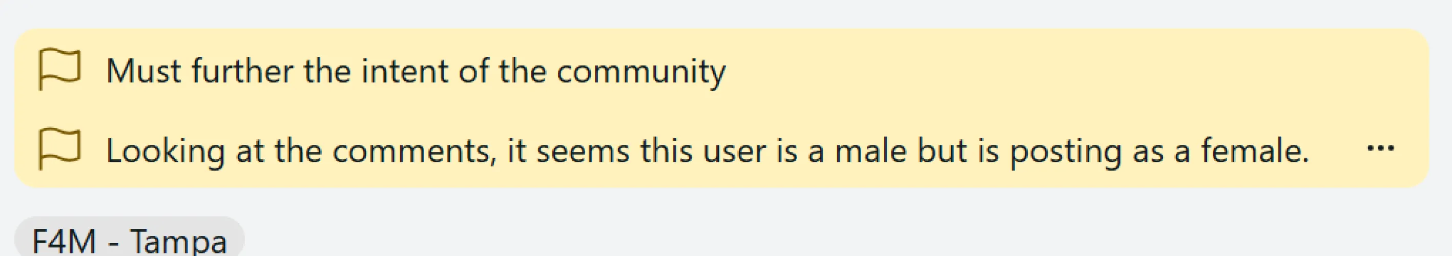Reporting posts with descriptions really helps the mods, thank you to those that go the extra mile.