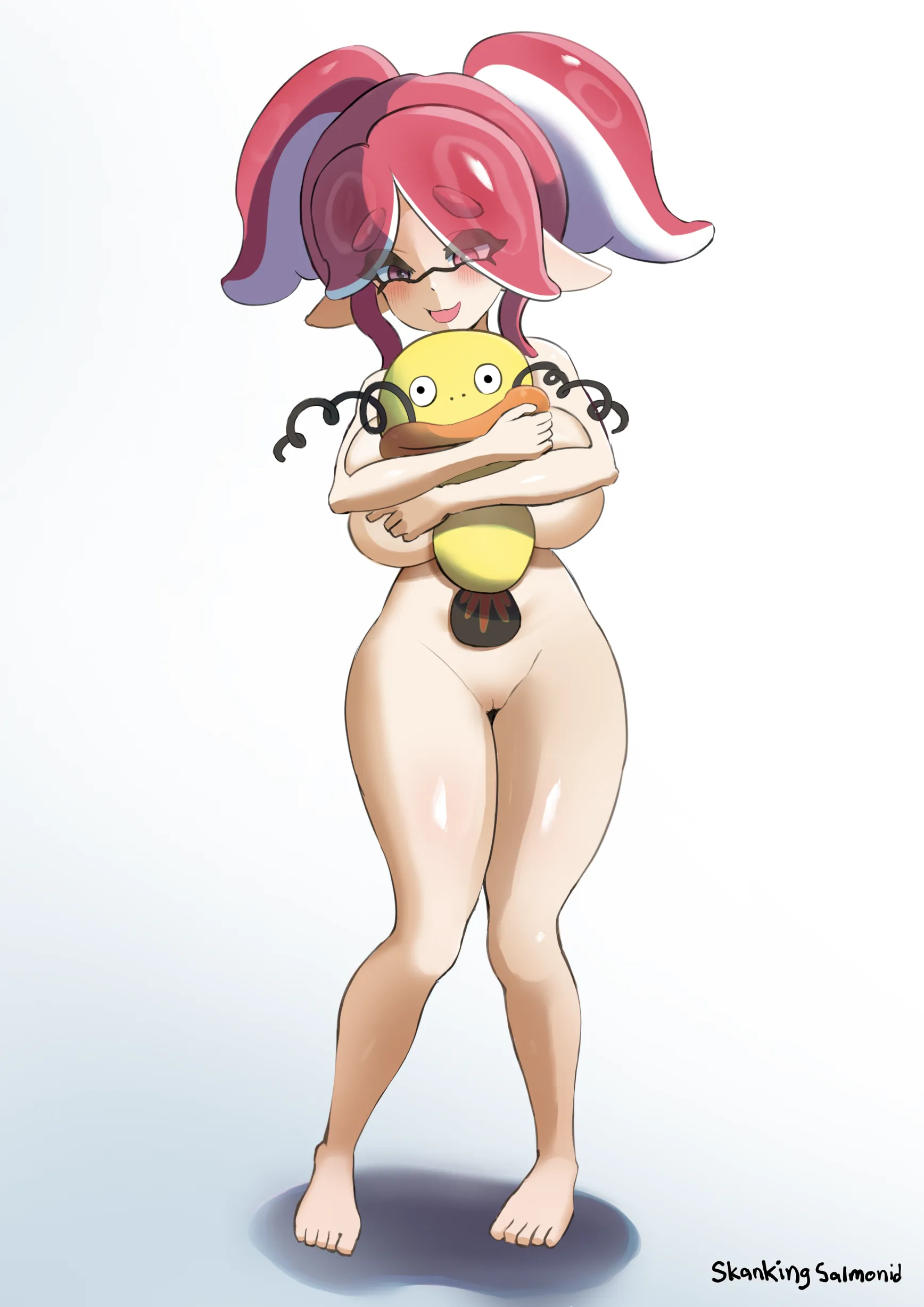 (skanking salmonid) Inkling-ified Mae from Fire Emblem