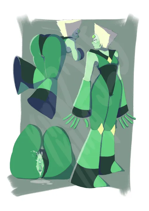 Some love for the green gremlin Peridot (InkkiraKira_)