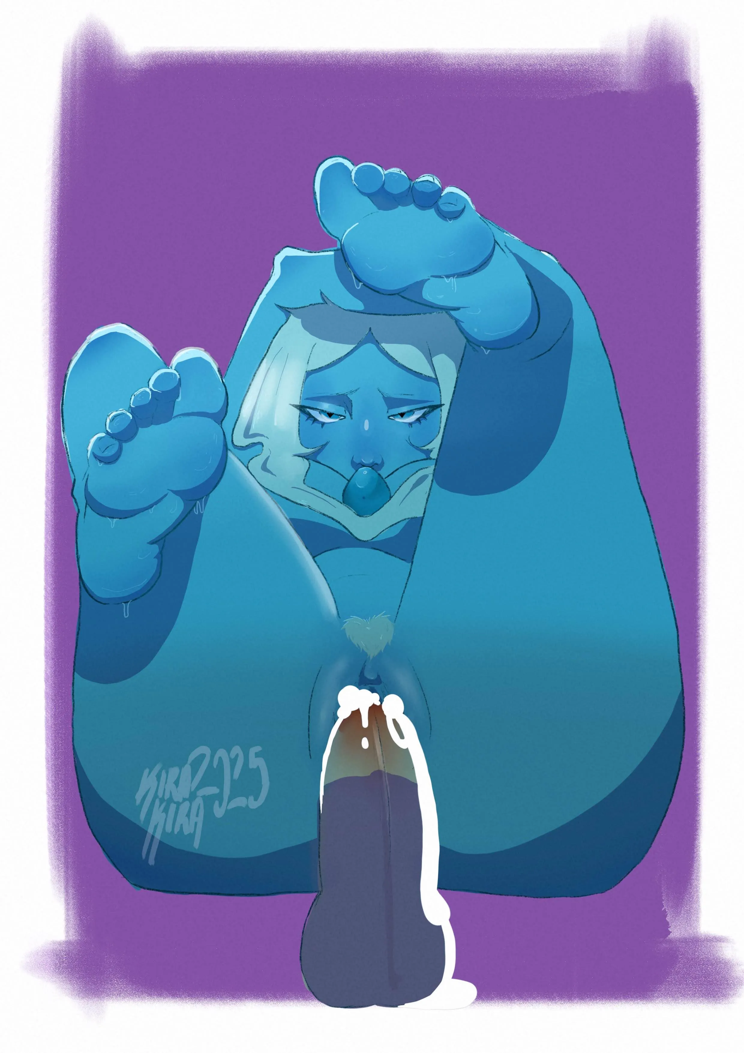The blue goddess herself blue diamond (InkiraKira_)