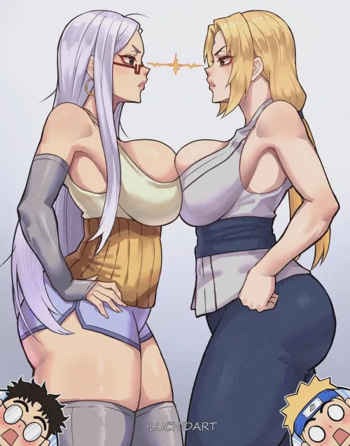 Tsunade & Seiko (LuchidArt)