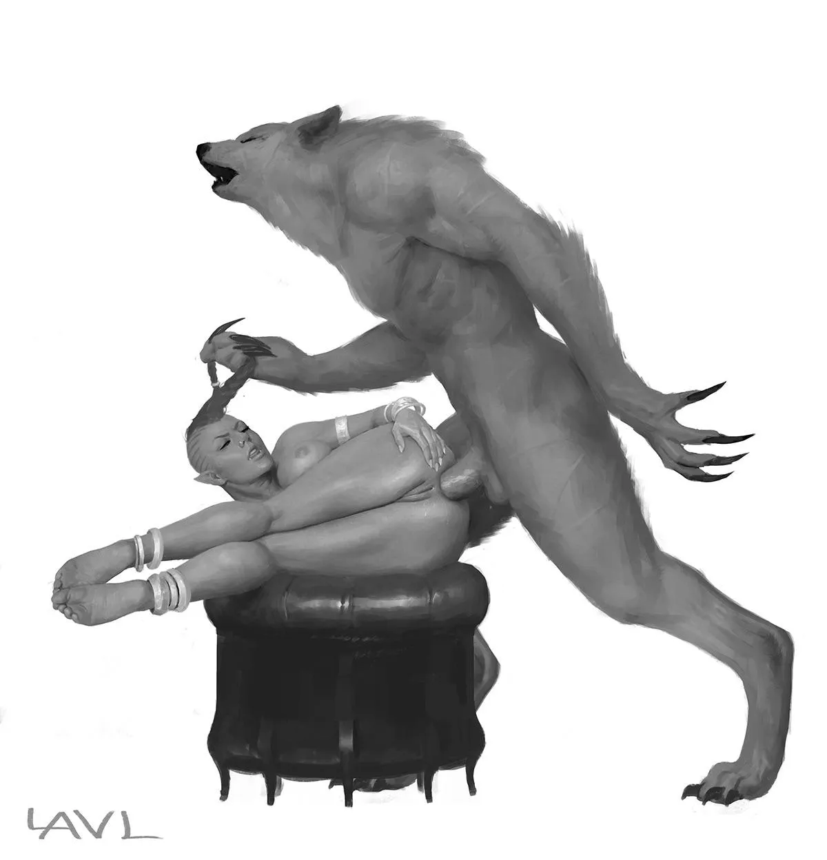 Werewolf anal (lawlspasm)