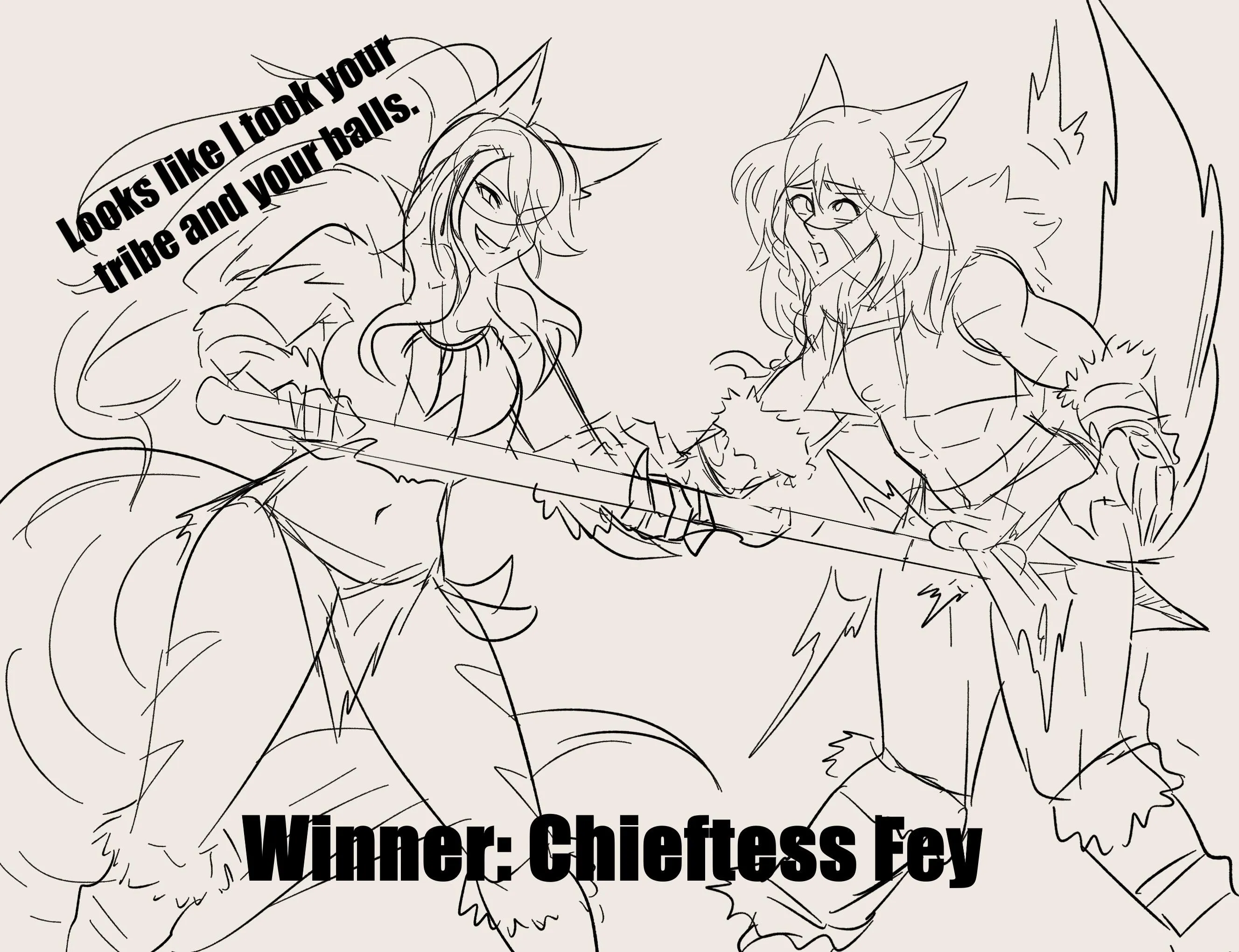 Wolf Girl takes Wolf Boys Balls