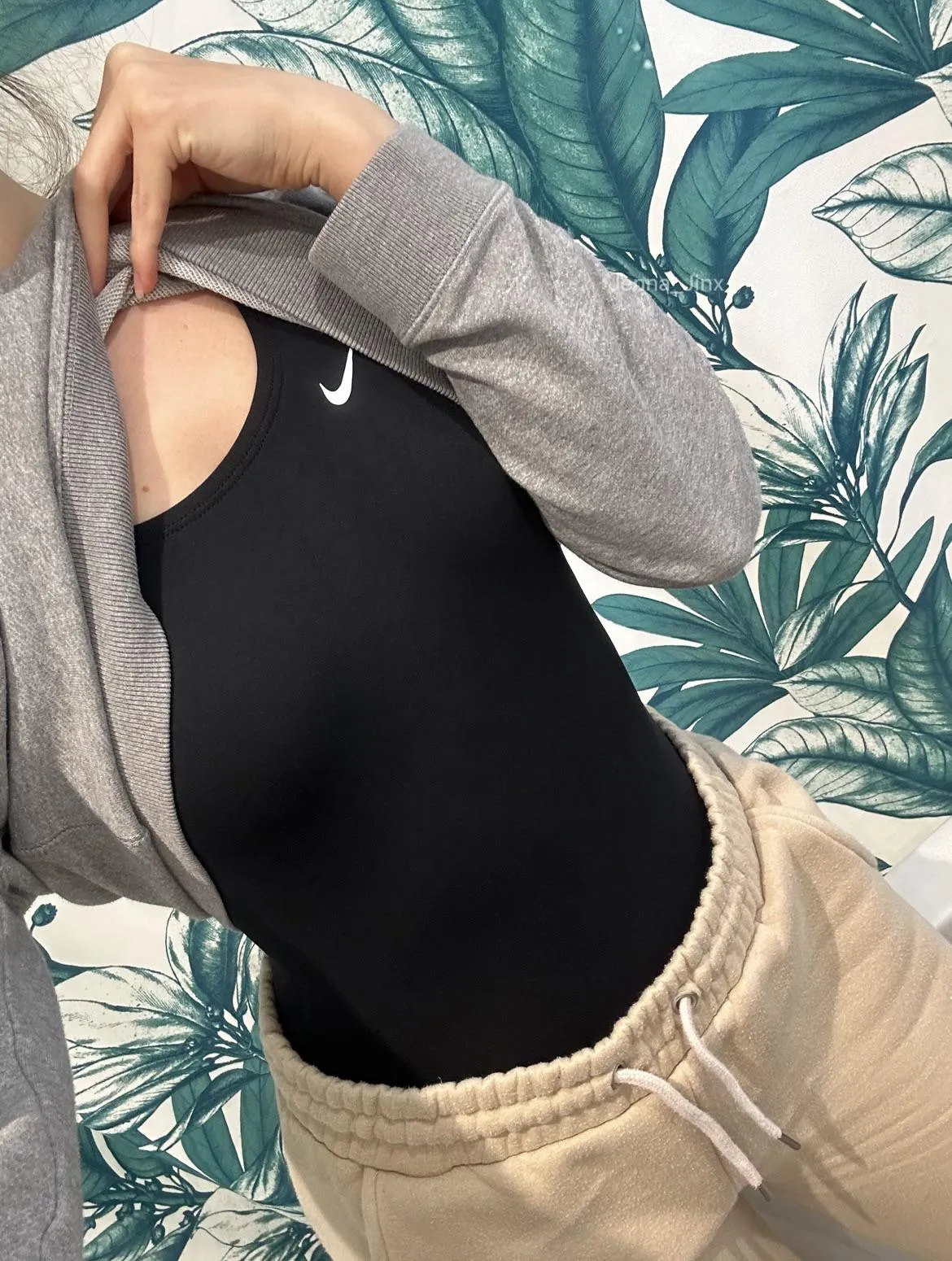 You never know when a swimsuit might be hiding under my clothes <3