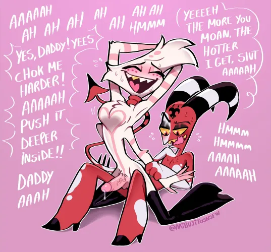 Blitzo fucks Angel Dust (AriDibujitos)