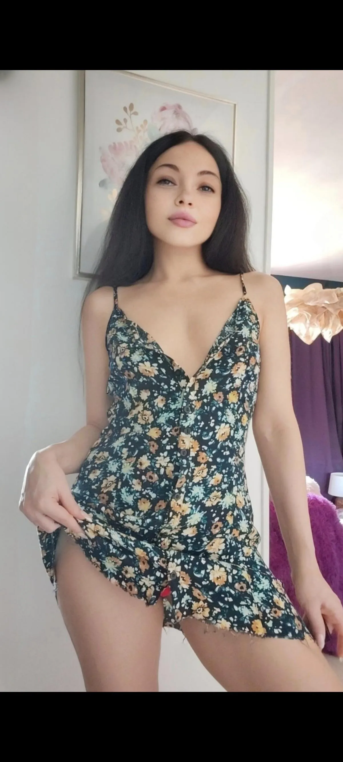 Can you see the colour of my panties?